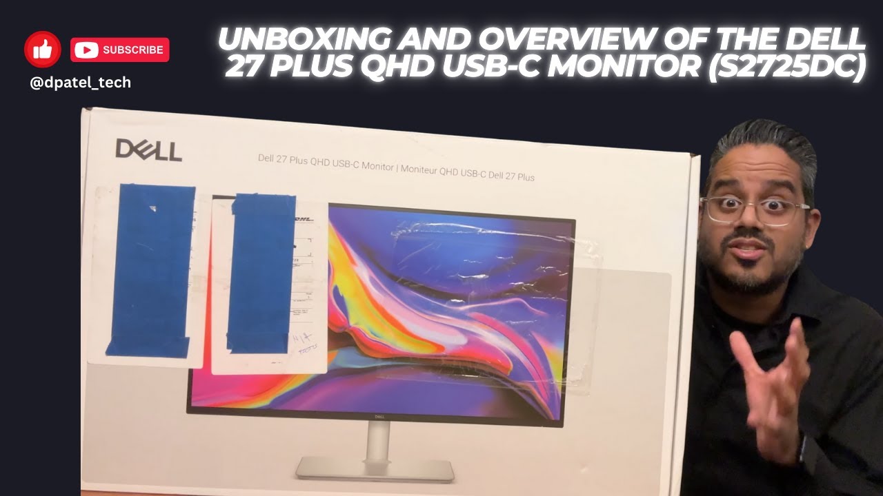 Распаковка и обзор монитора Dell 27 Plus QHD USB-C S2725DC