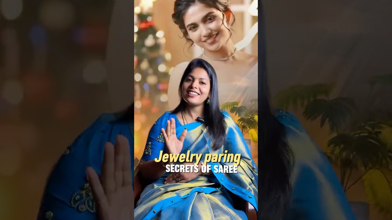 &ldquo;Best Jewelry for Sarees | Styling Hacks Every Woman Must Know 💎✨&rdquo;#sareestyling  #Jewelleryparing