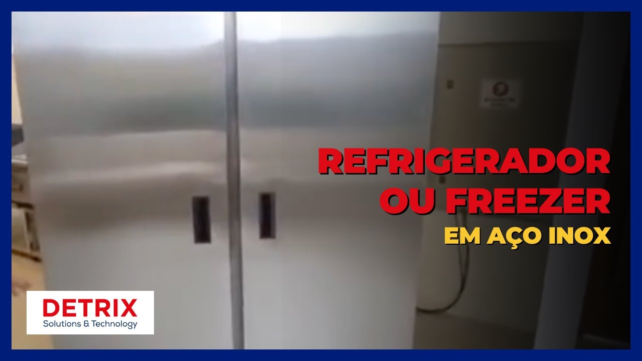 Refrigerador Vertical Aço Inox | Geladeira Industrial; Freezer Industrial; Geladeira Industrial