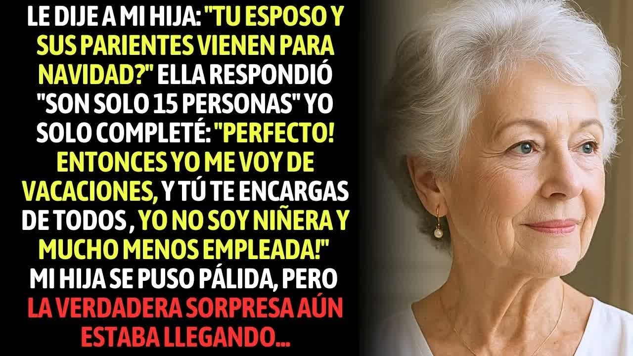 Tu Esposo Y Sus Parientes Vienen Para Navidad？ Perfecto! Yo Me Voy De Viaje, Y Tú Te Encargas...