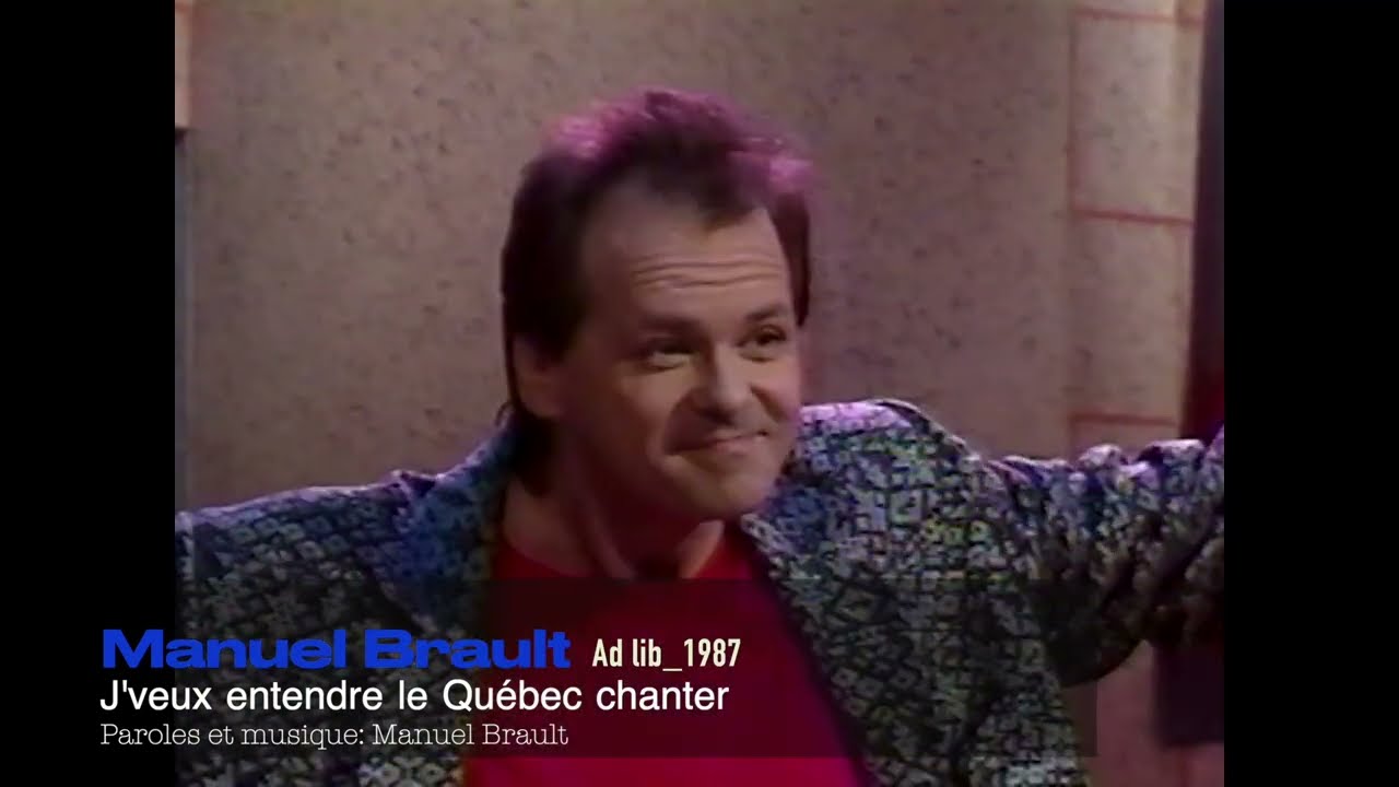 Moment de Télé avec Jean Pierre Coallier  Suivi de «   j'veux entendre le Québec chanter » live