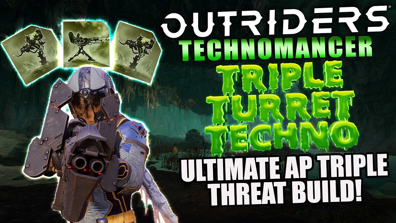 The ULTIMATE AP Triple Threat Technomancer Build! - TRIPLE TURRET TECHNO