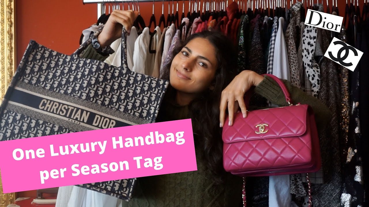 One Luxury Handbag per Season Tag