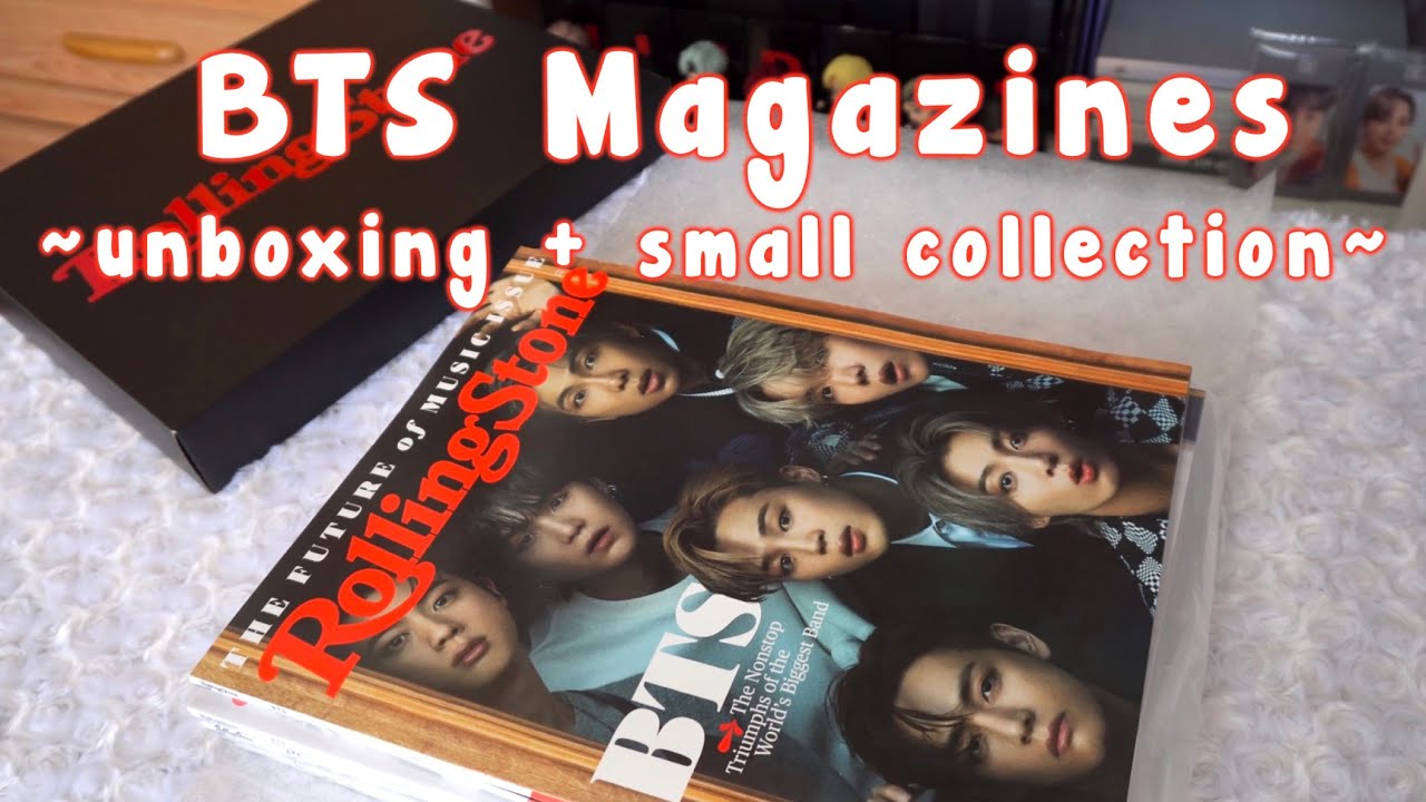 [unboxing] BTS Magazines (Rolling Stone Set, GQ, Vogue)