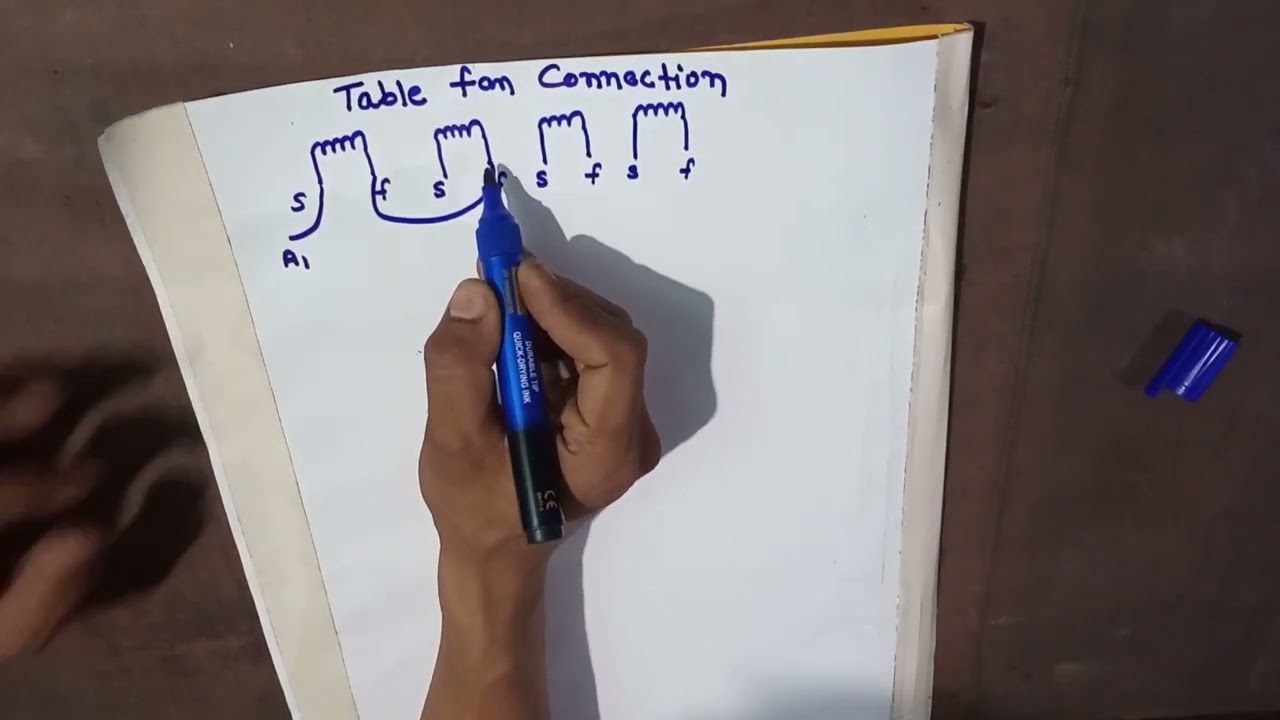 Table fan coil connection | All type fan winding coil connection #alltablefanwindindcoilconnection
