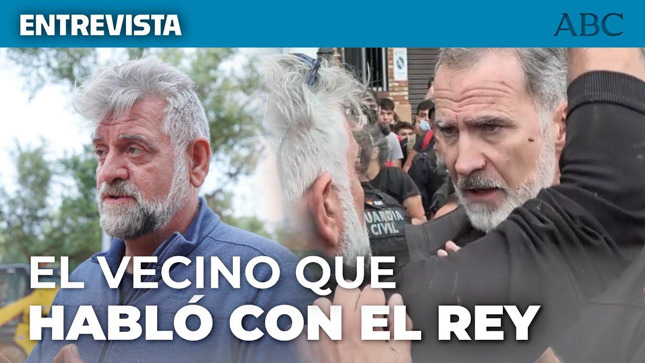 DANA VALENCIA | Fernando, vecino de Paiporta a Felipe VI: «Majestad, ordene el estado de alarma»
