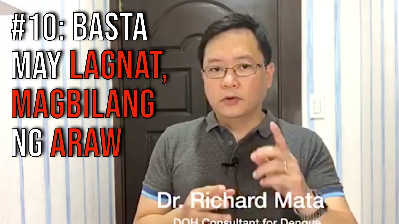 Dengue Fever Tip #10: Basta may Lagnat, Magbilang ng Araw