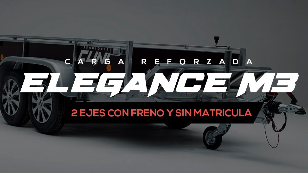 REVIEW: Remolque de carga reforzada ELEGANCE M3 PRO BRAKE