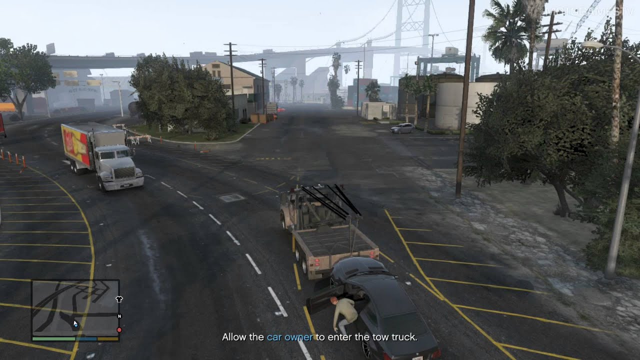GTA V Xbox 360 - Tow Truck Mission #3