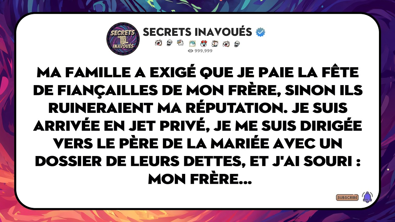 Ma Famille A Exigé Que Je Paie La Fête De Fiançailles De Mon Frère, Sinon Ils Ruineraient Ma...