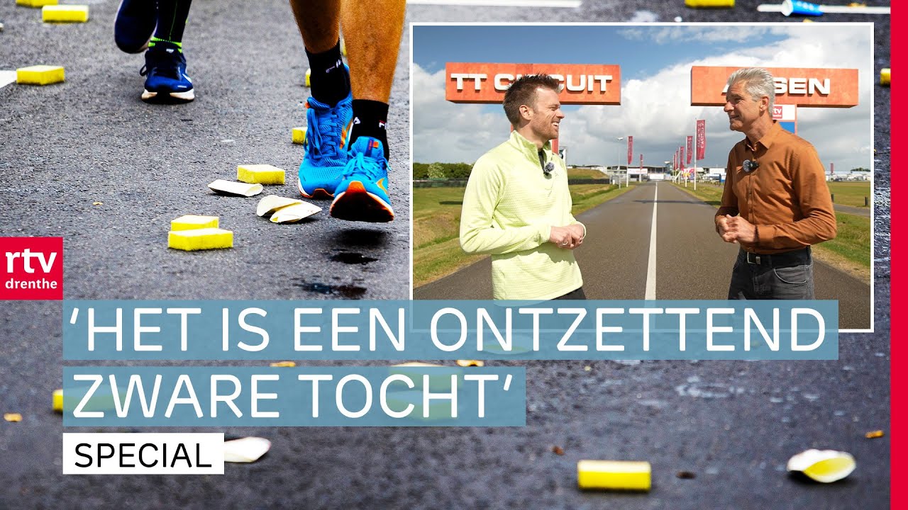 De marathon lopen over het TT Circuit | MaraTThon | RTV Drenthe