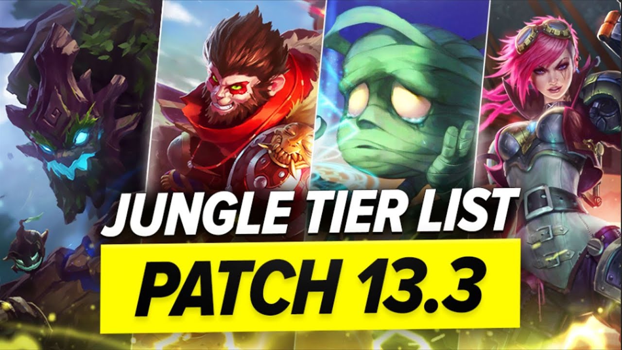 TIER LISTA JUNGLERÓW NA SEZON 13 (Patch 13.3) - JUNGLE TIER LIST SEASON 13 - Patch 13.3