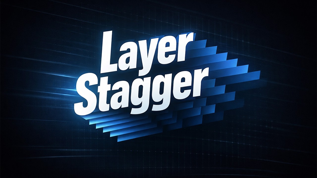 After Effect Plugin Layer Stagger