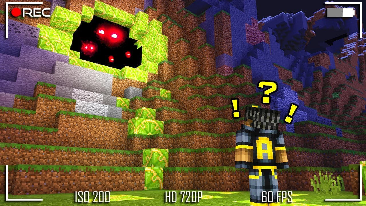 I followed these strange blocks which lead to Alexbrine’s *SECRET* in Minecraft Pocket Edition...