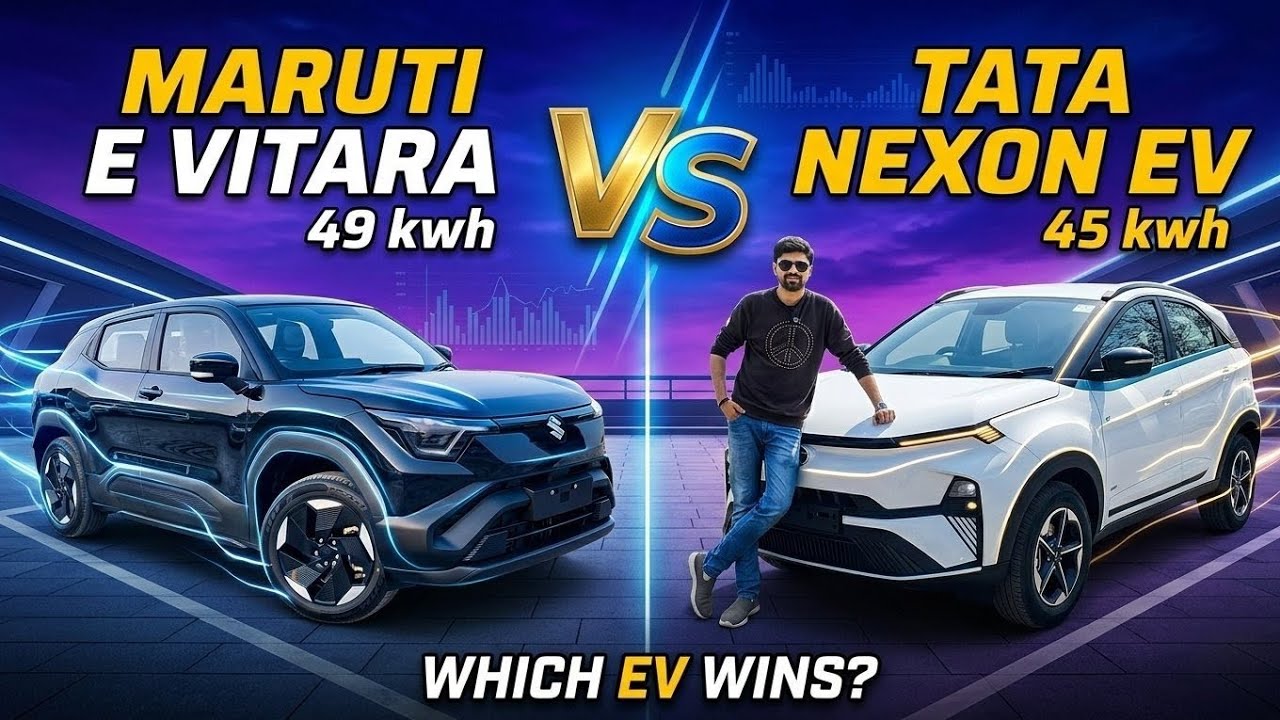 Maruti E Vitara Delta vs Tata Nexon EV Creative 45 ✅ Both are Awesome but should buy ?