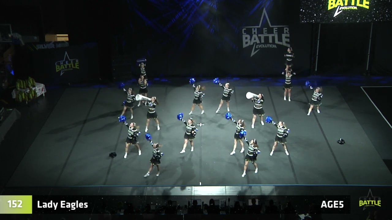 152   All Girl Elite Prague Eagles Cheerleaders Lady Eagles