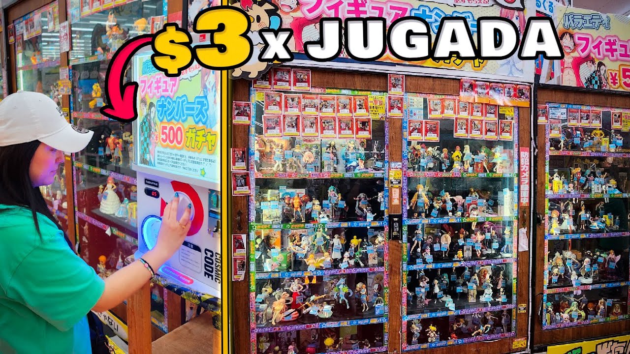 🤯 Maquina GASHAPON de Figuras RANDOM de Anime en Jap&oacute;n