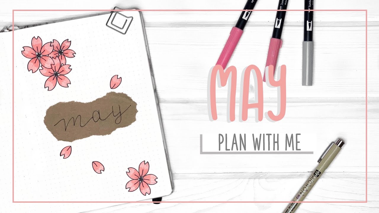 PLAN WITH ME || May 2020 Bullet Journal Setup