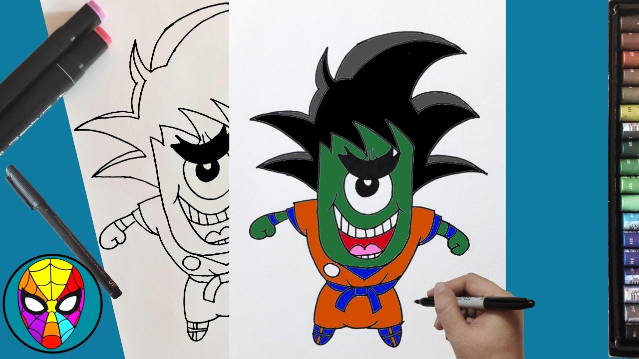 How To Draw Dragonball Plankton | Step by Step Drawing Tutorial