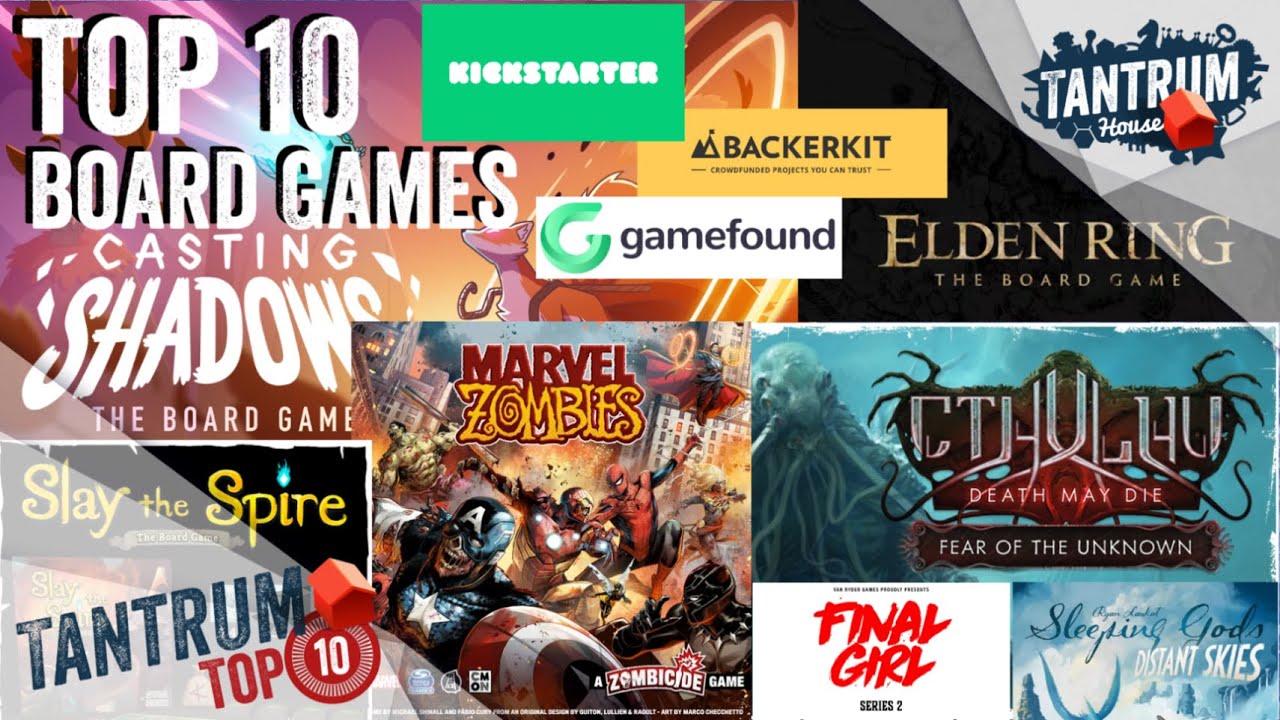 Top 10 Board Games 2022: Highest Funded on Crowdfunding