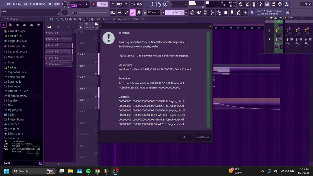 Software Failure