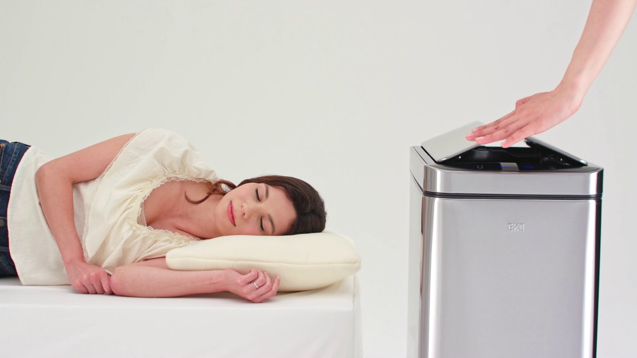 EKO 9287 Deluxe Phantom space-efficient sensor bin  keeps a simple&slim design-make waste beautiful.