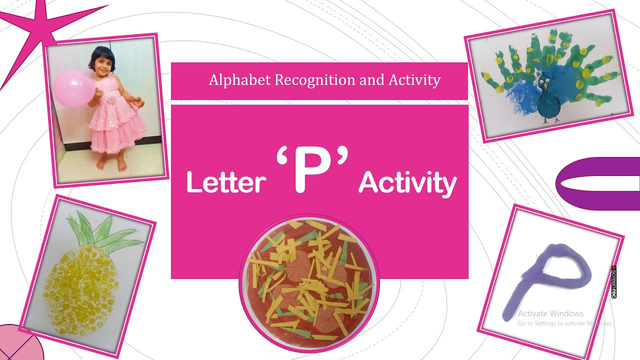 Letter P Activities for Toddlers | Introduction of Letter 