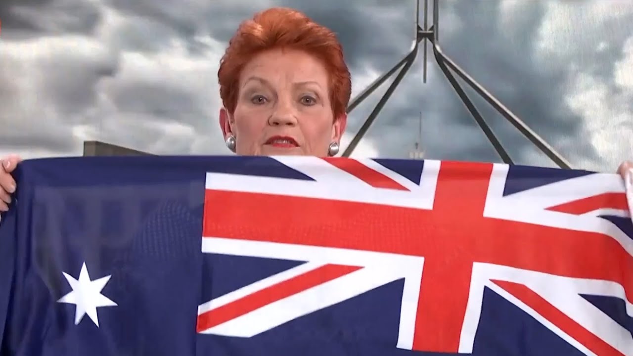 ‘What the country has come to’: Pauline Hanson defends Australian flag
