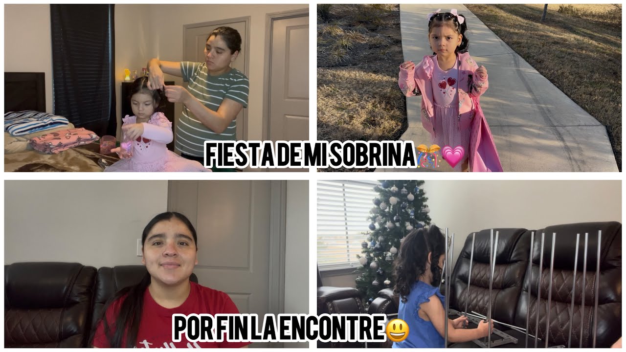 FIESTA DE MI SOBRINA🎊💗//POR FIN LA ENCONTRÉ☺️//CITA🤰🏻💙