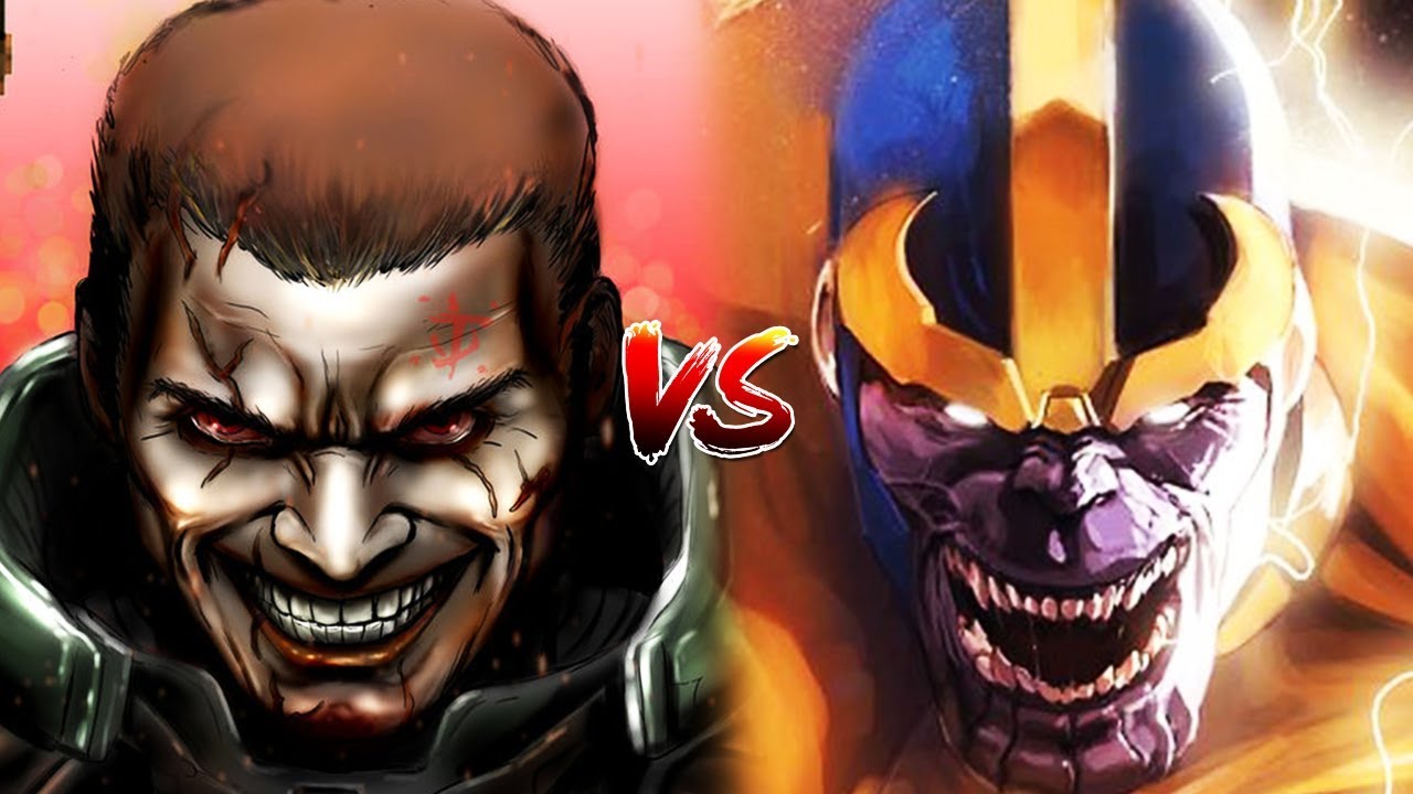 The Doom Slayer vs Thanos - DOOM Meets Marvel