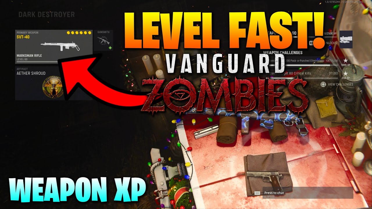 LEVEL Weapons FAST in Vanguard Zombies Season 1