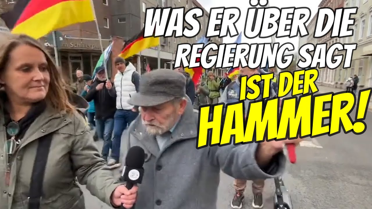 Was er &uuml;ber die Regierung sagt ist der HAMMER! 