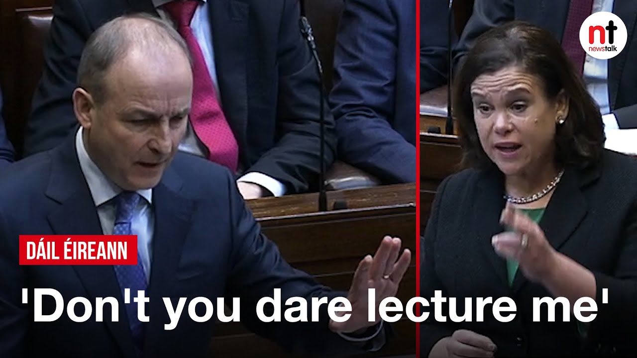 'Don't you dare lecture me' - Martin and McDonald clash in Dáil over cost of living and housing