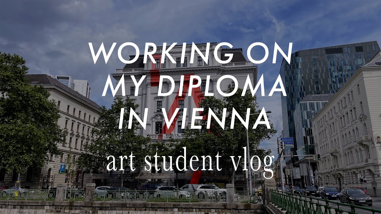 Working on My Diploma at die Angewandte / art student in Vienna
