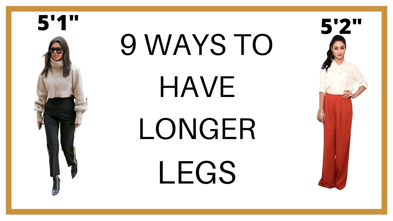 How to Look Taller Instantly- 9 Ways to Make Legs Look Longer
