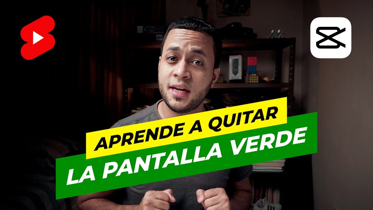 Aprende a quitar el Chroma Key o Pantalla verde con CAPCUT | Shorts
