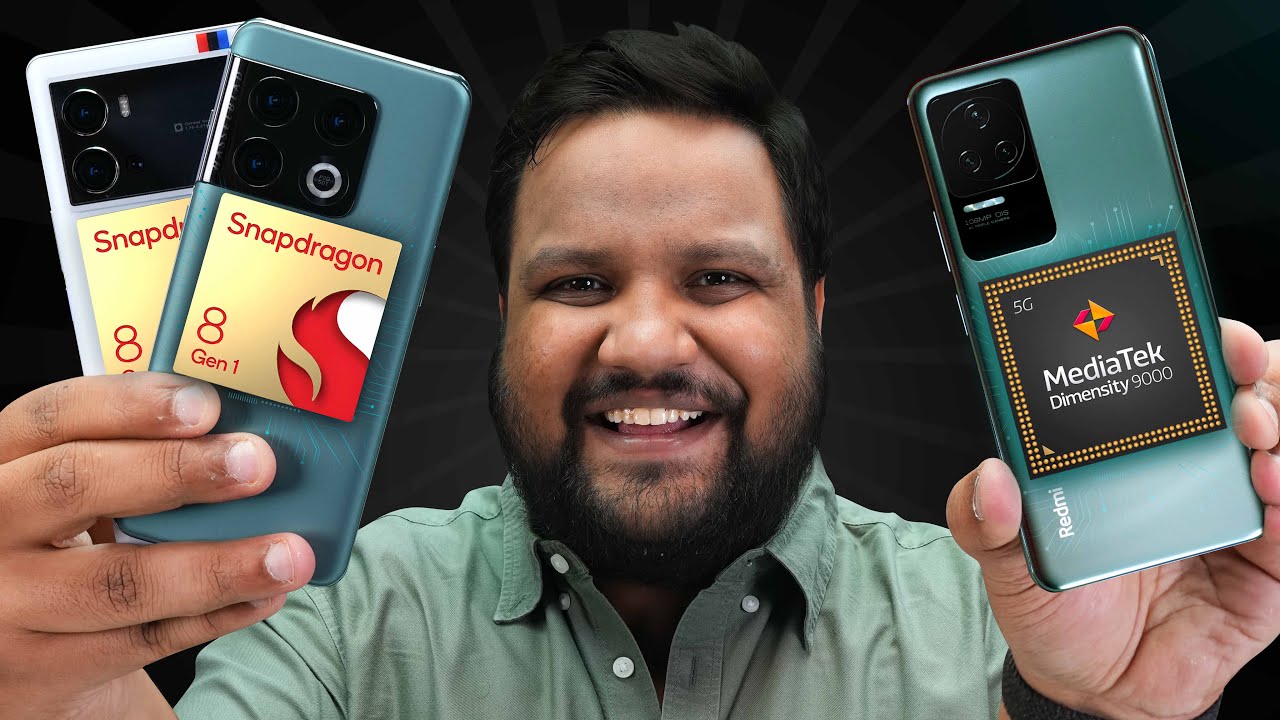 Dimensity 9000 vs Snapdragon 8 Gen 1 Performance Comparison With Detailed FPS Test ft. Redmi K50 Pro