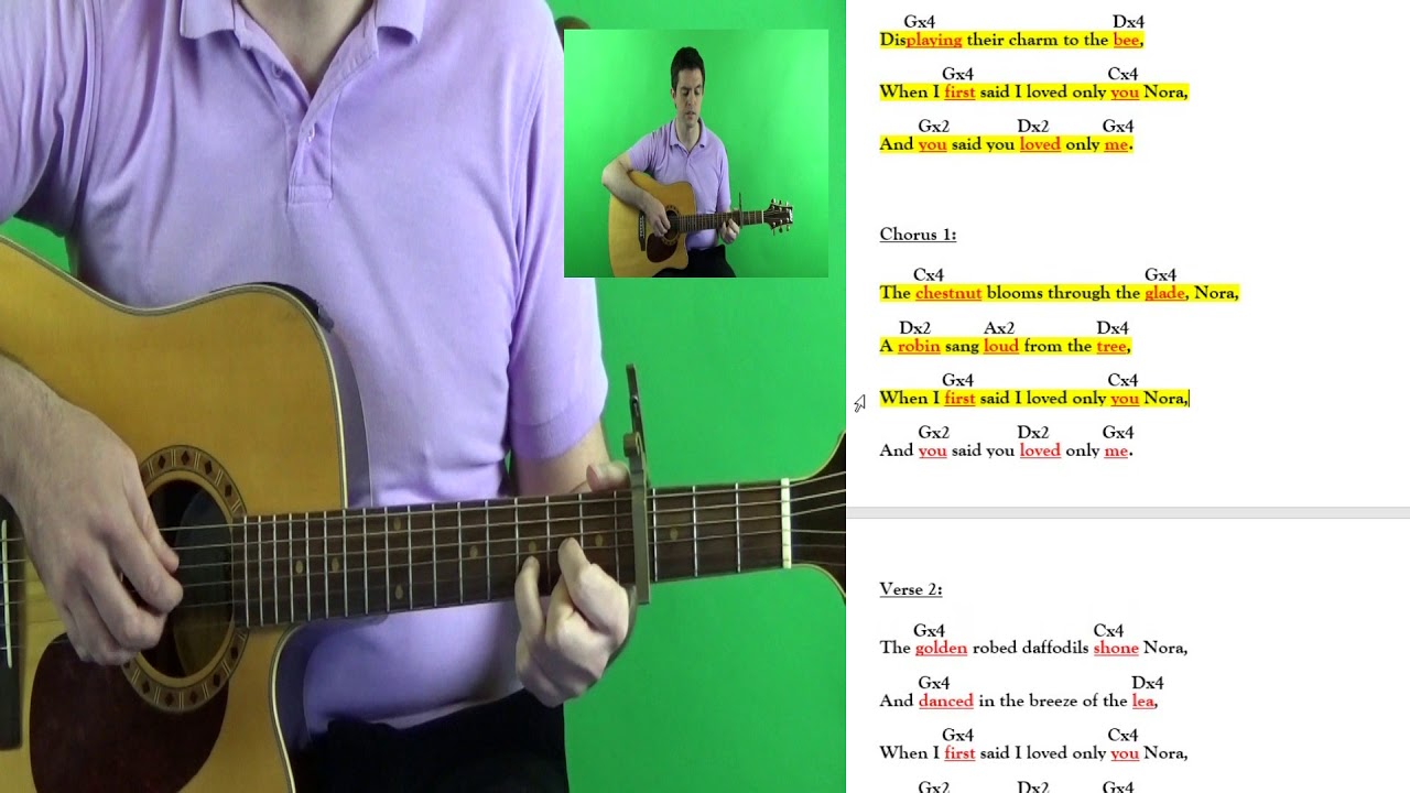 Trad Success - Guitar - Video 52 - Nora.