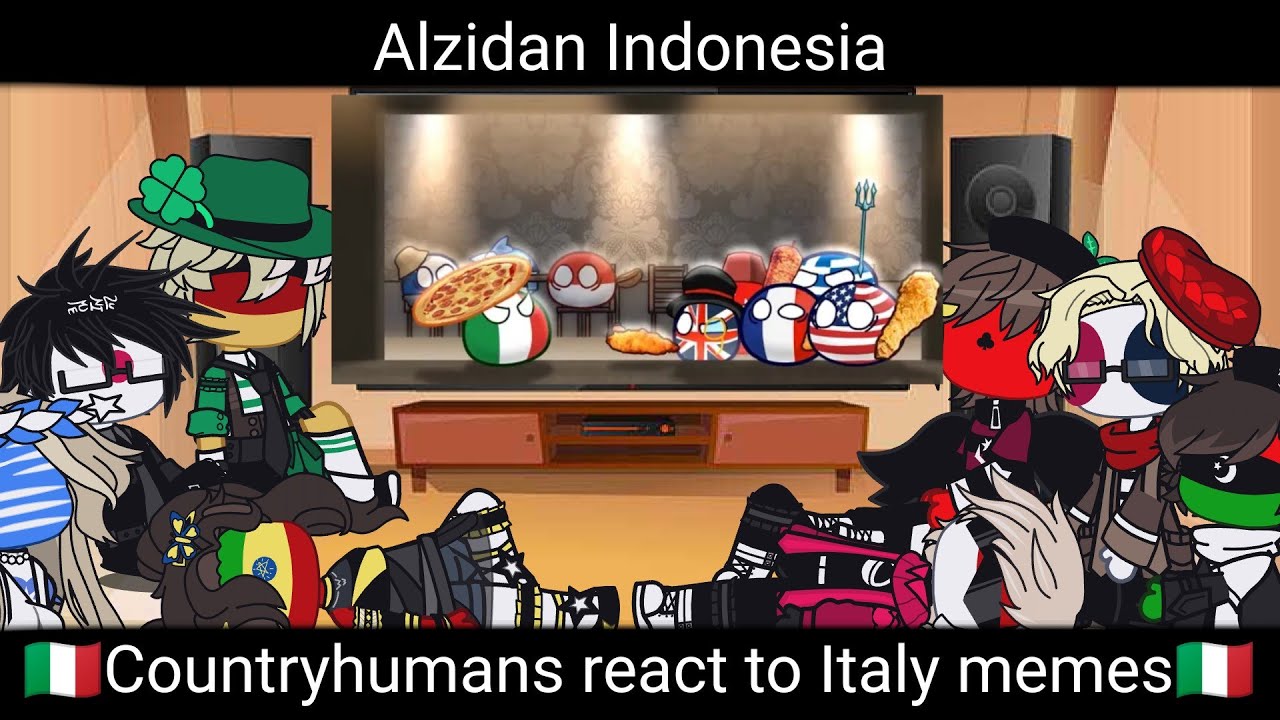 Countryhumans React To Italy - ☆