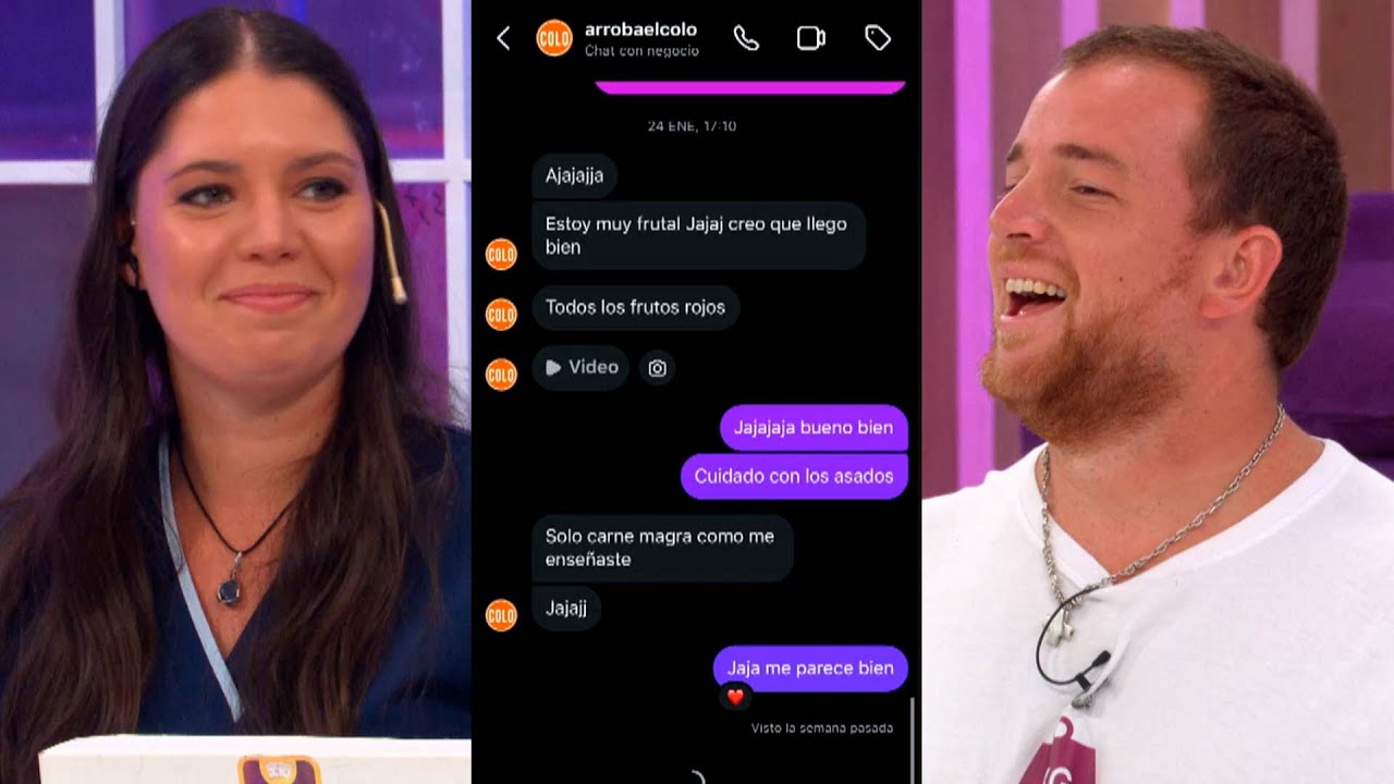 Los comprometedores chats entre Abril Cormillot y el Colo: "Hoy estoy muy frutal"