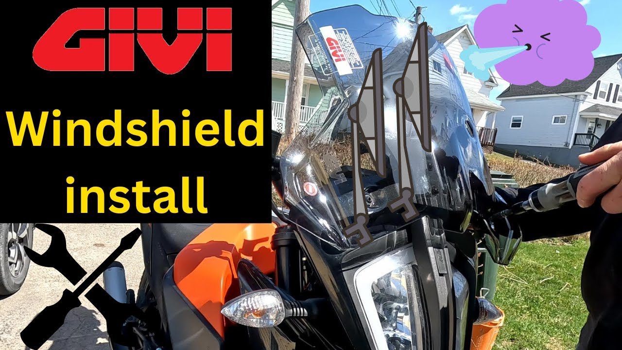 GIVI Windshield/Windscreen install on 2021 KTM 390 Adventure