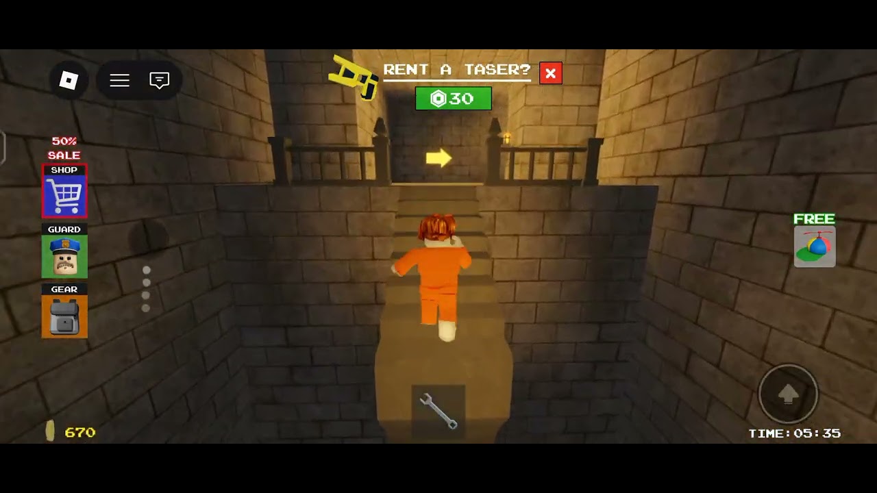 Muscles prison run gameplay 😍 please like and subscribe