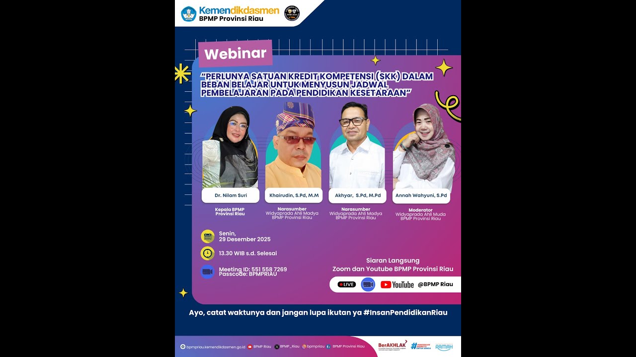 PERLUNYA SATUAN KREDIT KOMPETENSI DALAM BEBAN BELAJAR UNTUK MENYUSUN JADWAL PEMBELAJARAN