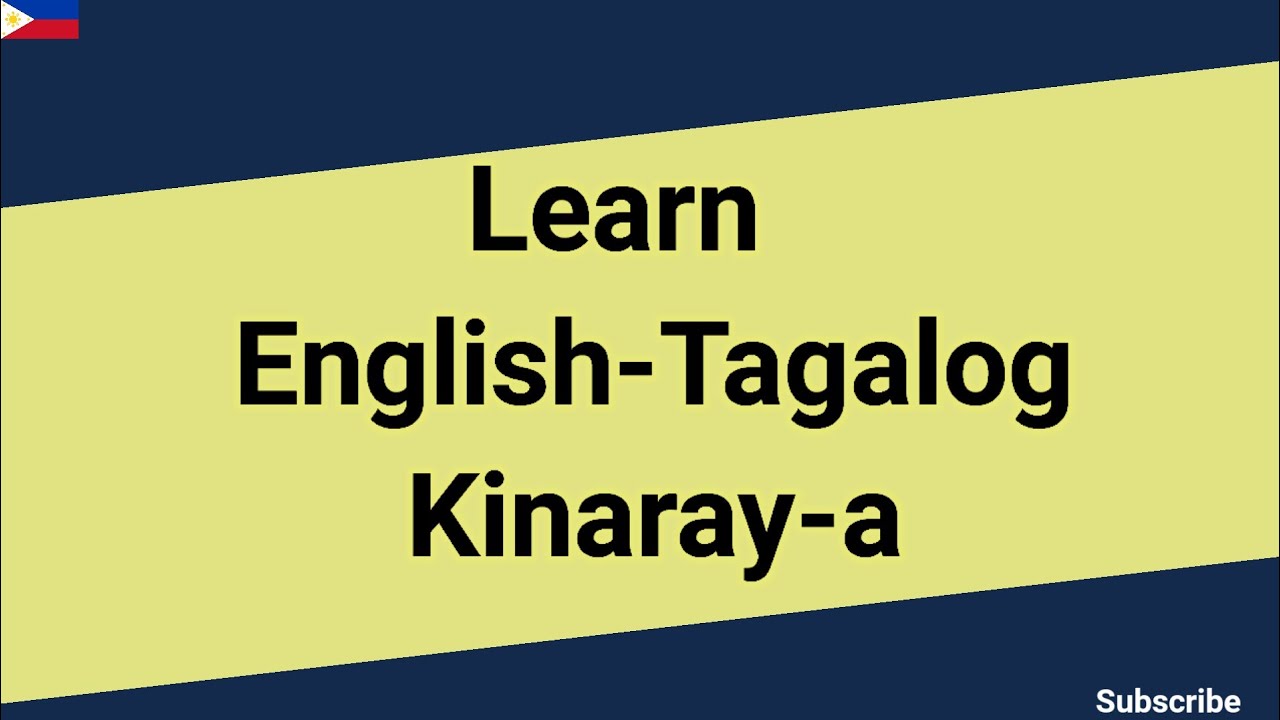 Kinaray-a Phrases with Tagalog and English Translation|[Learn kinaray-a] [Tagalog-Kinaray-a]