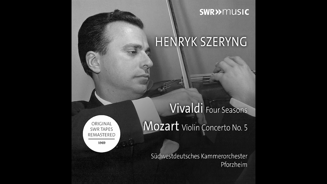 Henryk Szeryng - Vivaldi: Four Seasons - Winter Op. 8 RV 297. Rec. 1969