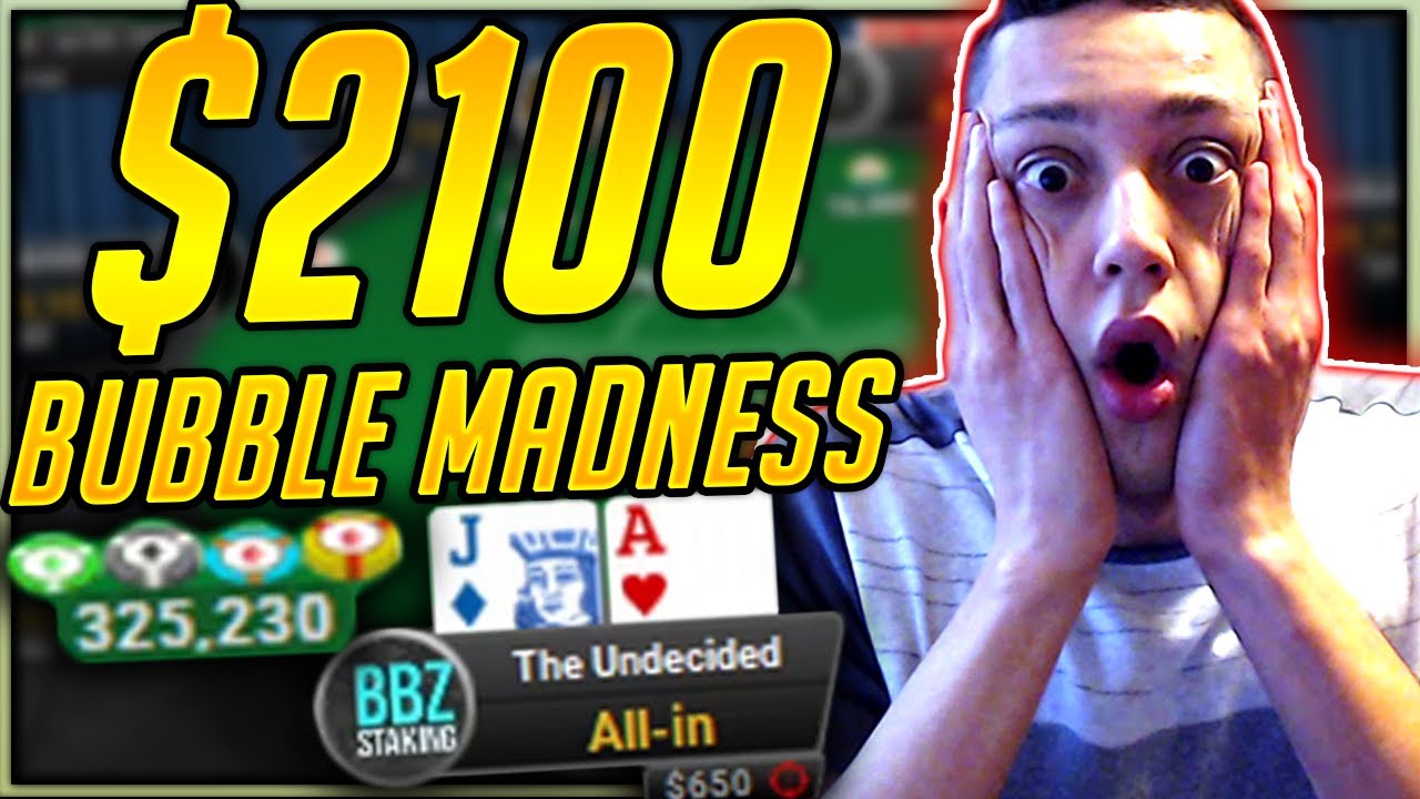Can I Overcome This $2100 Final Table Bubble? (Twitch Poker Highlights)