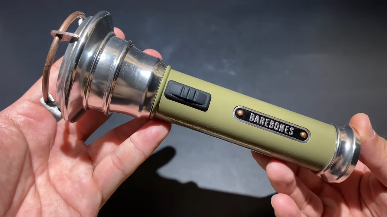 Barebones Vintage Flashlight โบราณ กันน้ำไม่ได้ ไม่ได้ทำมาลุย