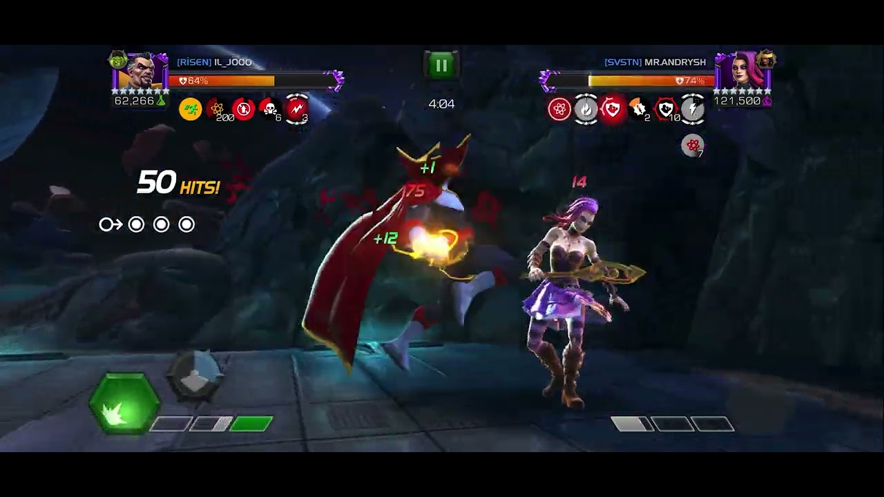 Marvel COC AW - 7* r4 Count Nefaria VS 7* r4 Nico Minoru node #43