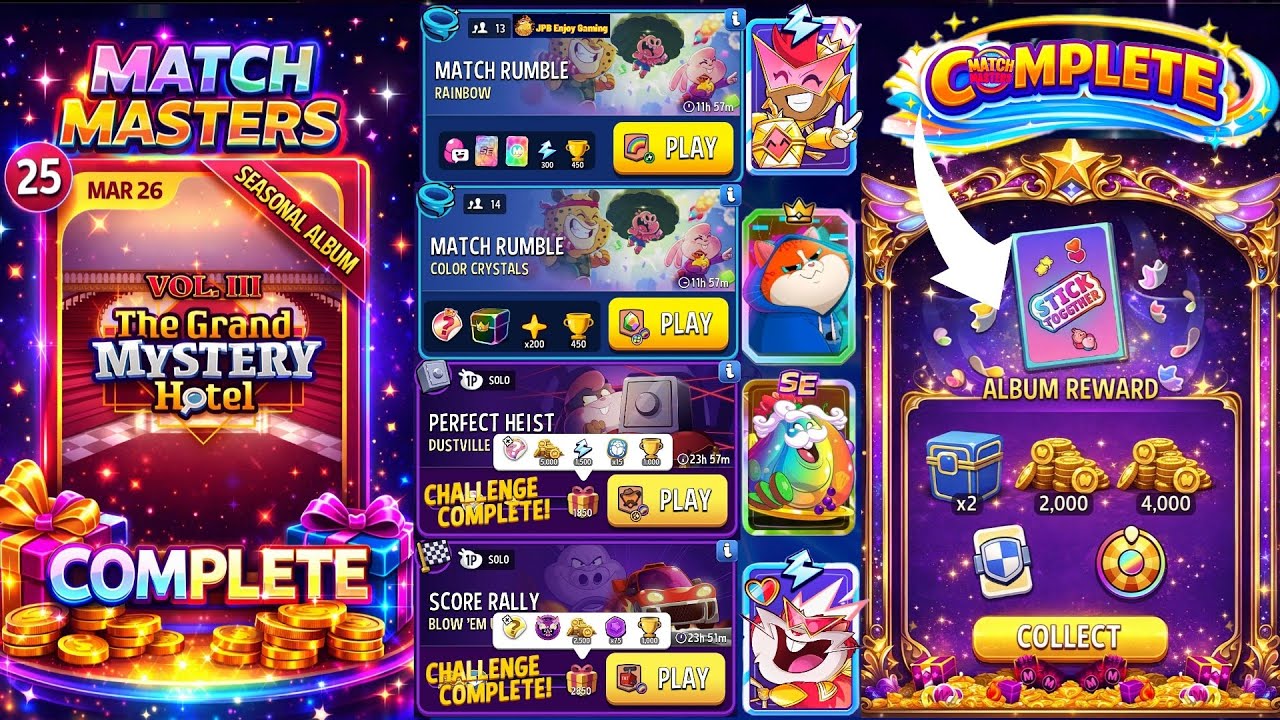 COMPLETE! SEASONAL Album And STICK TOGETHER/(2 Solo+2 Rumble) Dustville Duel/ Blow'Em Up+Rainbow 🌈