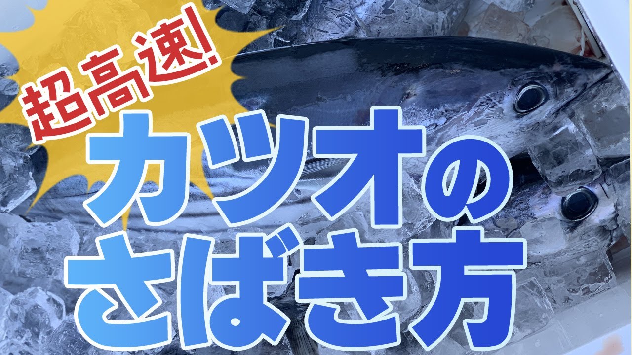 親方直伝「超高速・カツオのさばき方」#一俊丸
